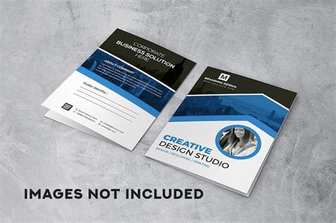 Premium Vector Corporate Presentation Folder