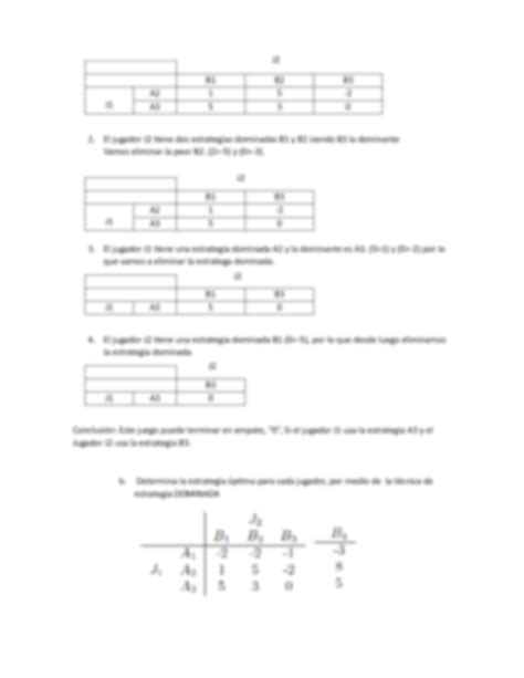 SOLUTION Problemas resueltos de teoría de juegos Studypool