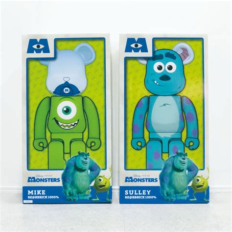 【新品未使用品】berbrick ベアブリック 1000 】monsters Inc モンスターズインク Mike And Sulley