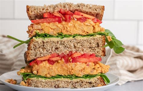 Filling And Flavorful Spicy Chickpea Salad Sandwich Recipe Avocado