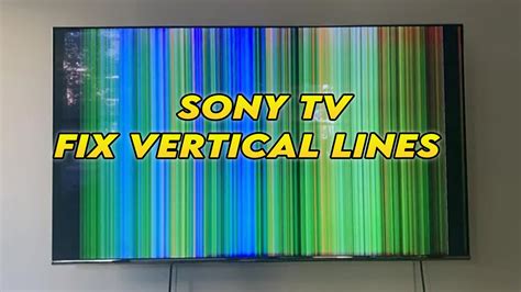 How To Fix Sony TV Vertical Lines On The Screen Many Solutions YouTube