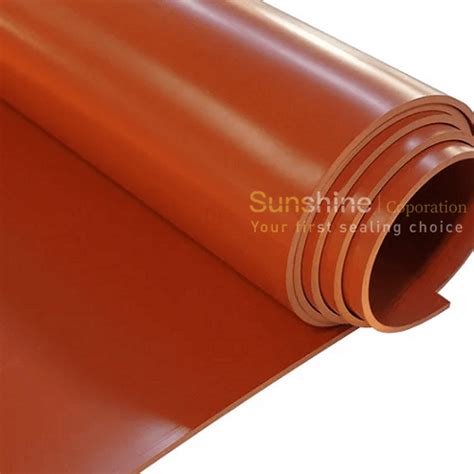 60 Shore A Durometer Red Silicone Rubber Gasket Sheets