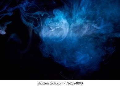 Blue Purple Vape Smoke Ring On Stock Photo Edit Now