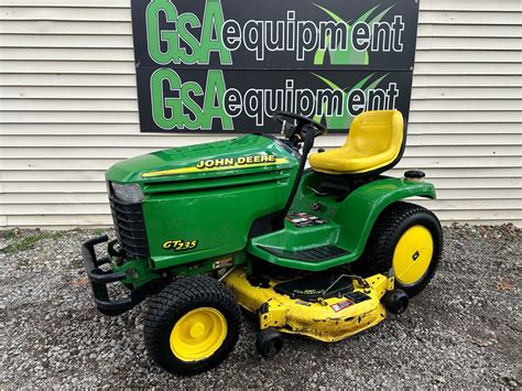 48 John Deere Gt235 Riding Garden Tractor W Kawasaki Engine Lawn Mowers For Sale And Mower