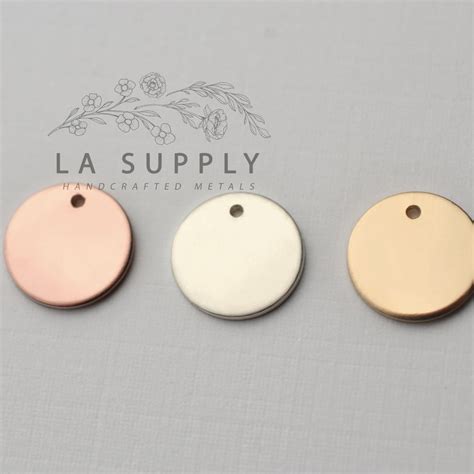 Blank Metal Discs Etsy