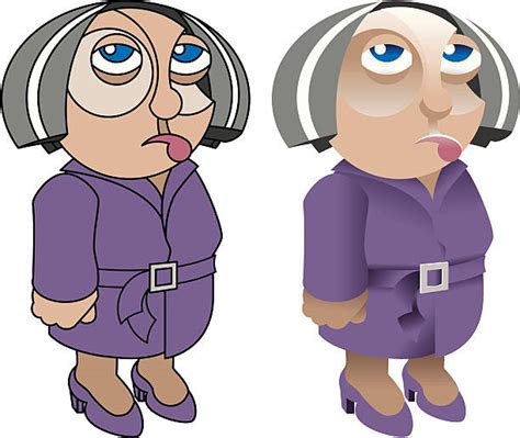 Grumpy Old Woman Illustrations Royalty Free Vector Graphics And Clip Art