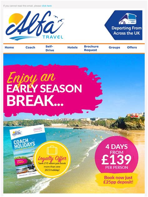 Alfa Travel Ltd Book An Early Break For Just Pp Deposit