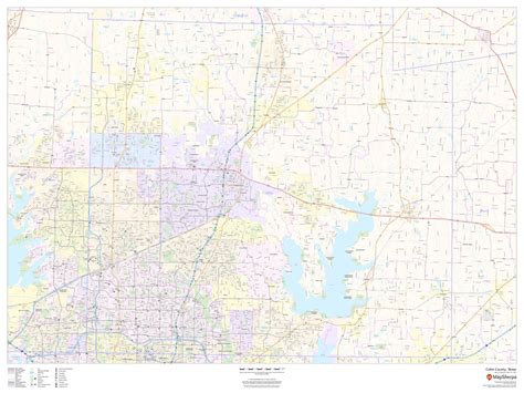 Collin County Texas Map