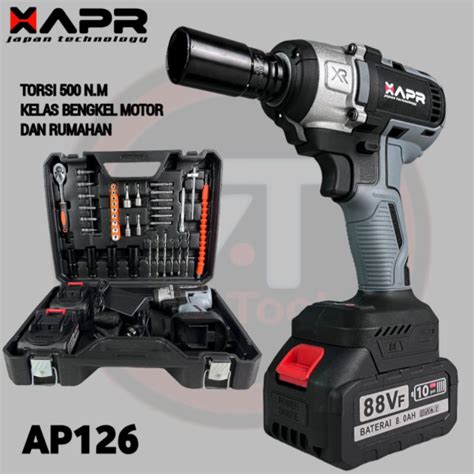 Jual Dewalt Impact Wrench Apr Nm Fullset Mesin Pembuka Baut Roda Ban