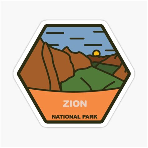 Zion National Park Sticker For Sale By Kmwelch814 Redbubble