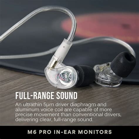 MEE audio M6 PRO Musicians' in-Ear Monitors Wired + Wireless Combo Pack ...