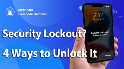 Iphone Security Lockout Ways To Unlock It Youtube