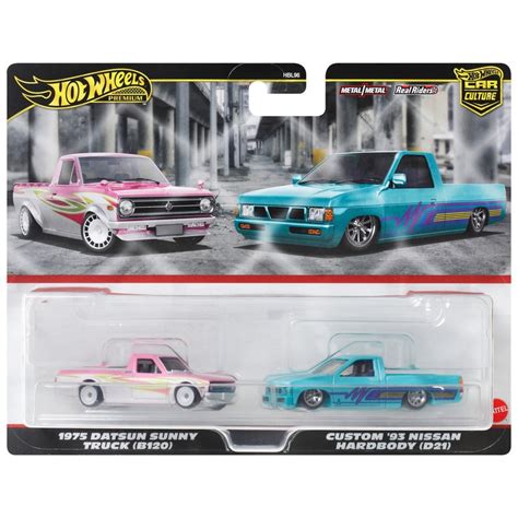 Hot Wheels Premium Car Culture Voertuigen 1975 Datsun Sunny Truck En