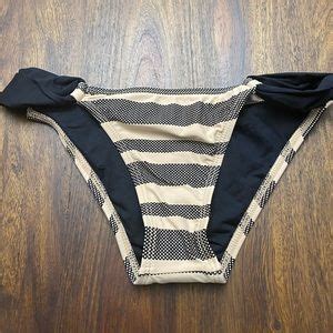 L Space Swim L Space Black And Tan Bikini Bottom From Lspace Size Small Nwot Poshmark