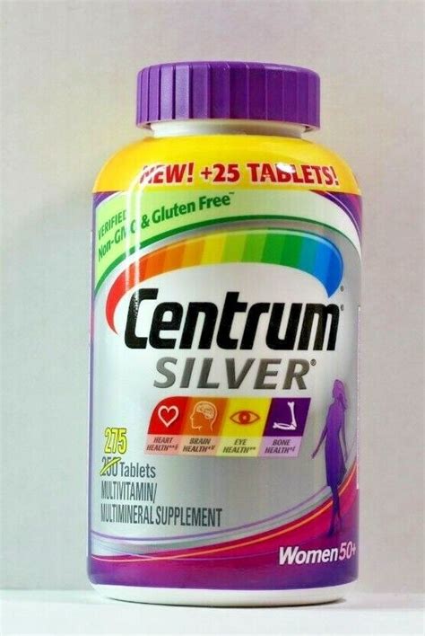 Centrum Silver Multivitamin Multimineral Supplement For Women 50 275 Tablets Ebay