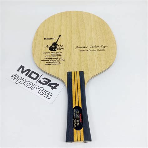 Jual KAYU NITTAKU ACOUSTIC CARBON Kayu Blade Bet Pingpong Murah