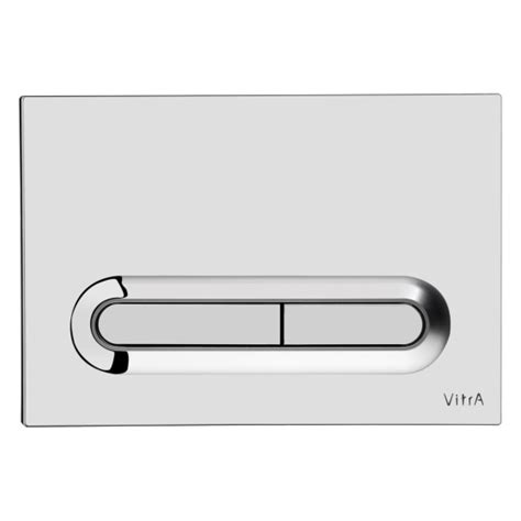 Vitra Loop T Chrome Plated Dual Flush Plate 740 0780