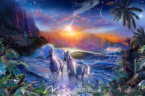 Cosmic Serenity Wallpaper Wall Mural By Magic Murals