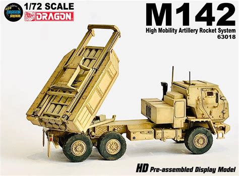 172 アメリカ軍 M142 高機動ロケット砲システムhimars デザートイエロー 完成品【drr630180089195630186】