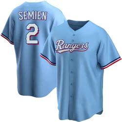 Texas Rangers Marcus Semien Red Authentic Men's Alternate Player Jersey ...