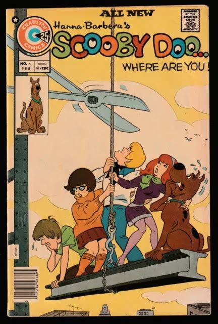 GOLD KEY HANNA BARBERA SCOOBY DOO WHERE ARE YOU No 6 1976 VG EUR