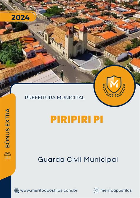 Apostila Guarda Civil Municipal Prefeitura De Piripiri Pi M Rito