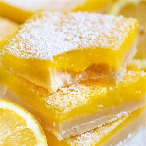 Best Lemon Bars Recipe Crazy For Crust