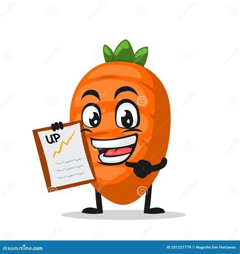 Vector Illustration Of Carrot Character Or Mascot Stock Illustration Illustration Of Nature