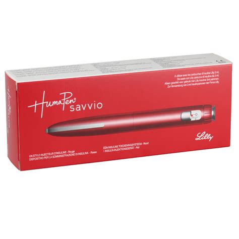 HumaPen Savvio 3 ml Rot - Insulinpen / 1 Stück | DIASHOP