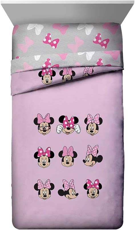 Minnie Mouse Made You Smile Kids 2 Piece Bed Twinfull Reversible