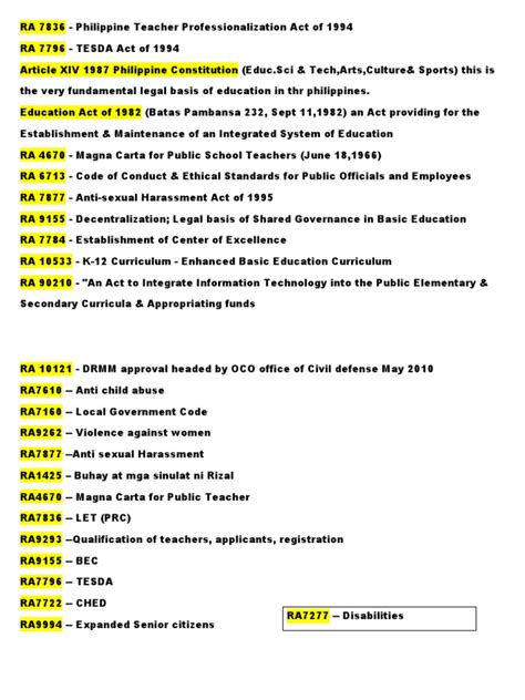 Republic Acts Pdf State School Schools