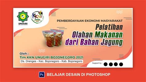 Tutorial Desain Backdrop Banner Kegiatan Pelatihan Dengan Photoshop