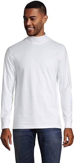 Lands End Mens Super T Mock Turtleneck Clothing Shoes And Jewelry