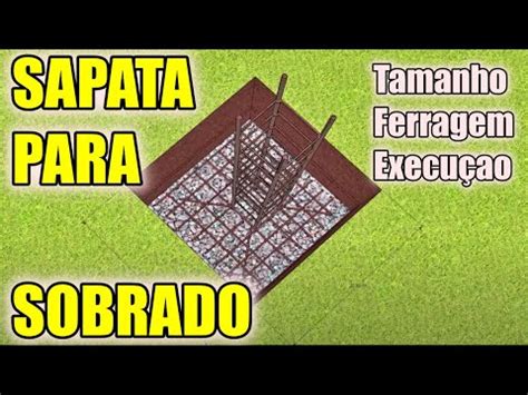 SAPATA Para SOBRADO I COMO FAZER E EXECUTAR I PASSO A PASSO I ENG