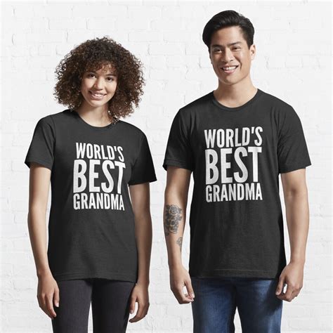 Worlds Best Grandma T Shirt For Sale By Alexmichel91 Redbubble