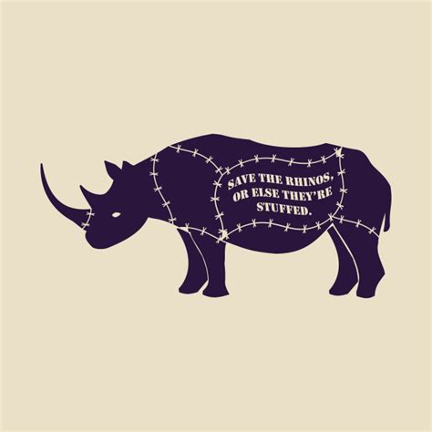 Save The Rhinos Wildlife T Shirt Teepublic