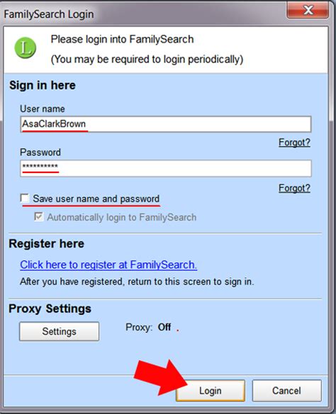 How to Log into FamilySearch under Someone Else's Account Information ...