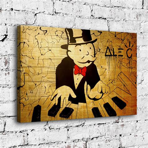 36x24 Inches Alec Monopoly Inspired Art Print. New HD Print. - Etsy