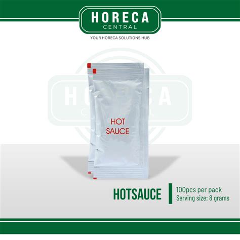Hot Sauce Single Serve Sachet G Shopee Philippines