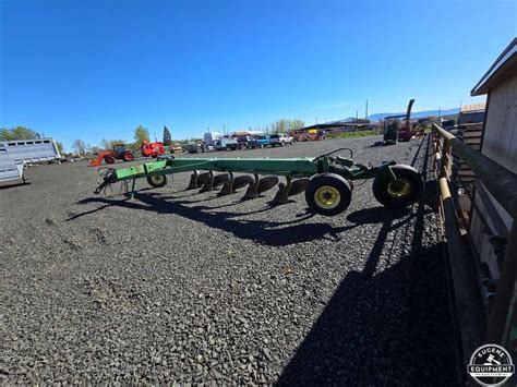 Semi Mount On Land 6 Bottom Moldboard Plow Eugene Equipment Auction