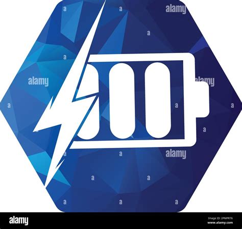 Power Battery Logo Design Template Battery Fast Charge Logo Design