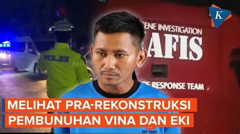 Momen Polisi Gelar Pra Rekonstruksi Pembunuhan Vina Cirebon Di Titik