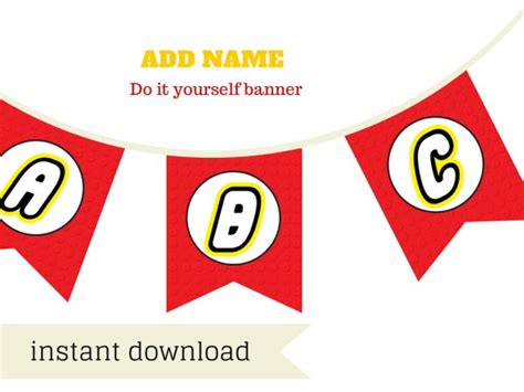 LEGO Banner - Magical Printable