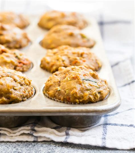 Zucchini Carrot Muffins Easy And Healthy