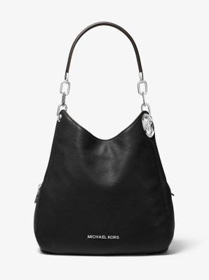 Lillie Large Pebbled Leather Shoulder Bag Michael Kors