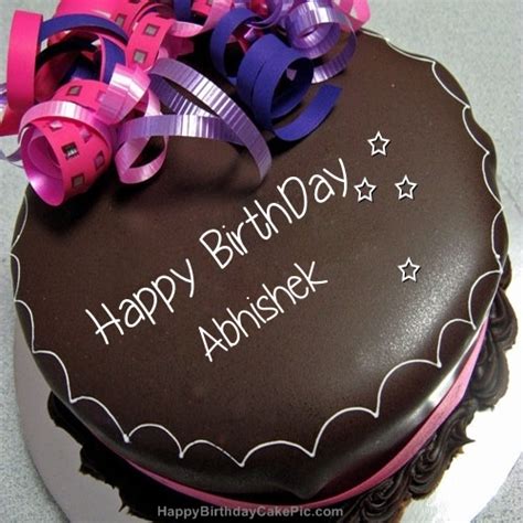 Birthday Cake Images With Name Abhishek - Image Gallery