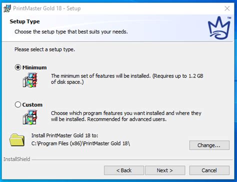 Printmaster Gold V18 Installation Guide