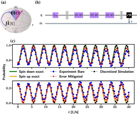 Quantum Simulation Of The Rabi Resonance Experiment A Graphical