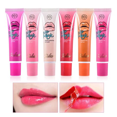 2016 New Hot Lip Tint 6 Colors Waterproof Tattoo Lipstick Peel Off Long Lasting Lip Gloss