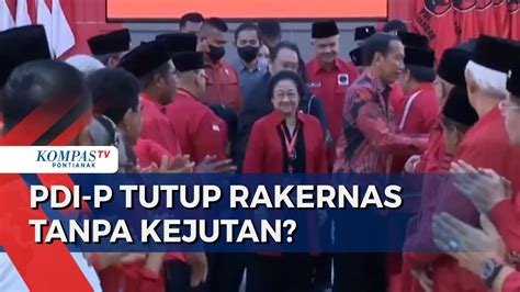 Rakernas PDIP Ditutup Tak Ada Kejutan Tidak Bahas Bakal Cawapres